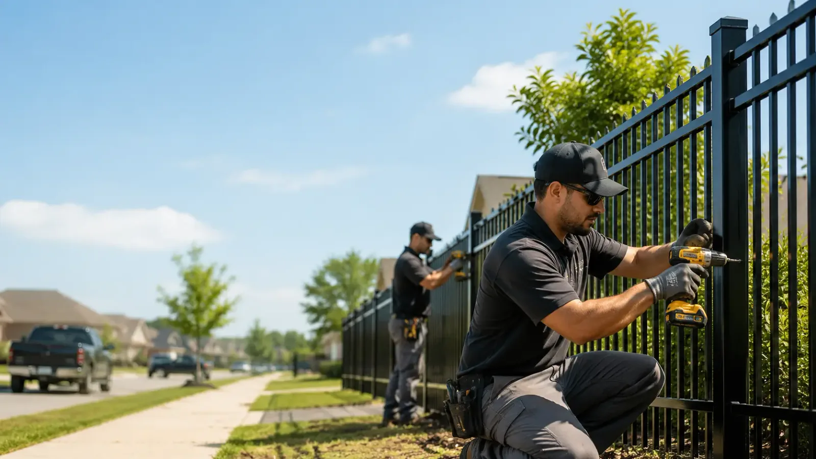 Metal Fence Installation in Wareham, MA